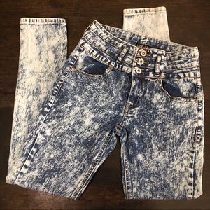 Retro Vintage 70’s / 80’s Acid Stone Washed Jeans